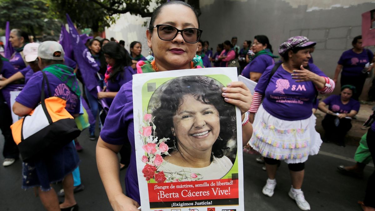 Za vraždu aktivistky byl v Hondurasu odsouzen bývalý šéf energetické firmy
